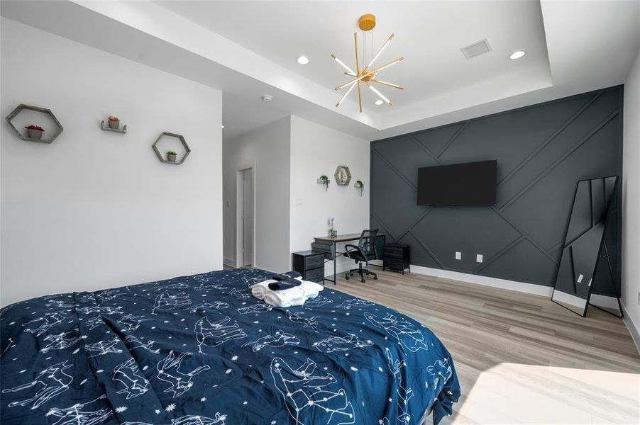 Furnished interior view inside a new home in , Houston (Image 38).