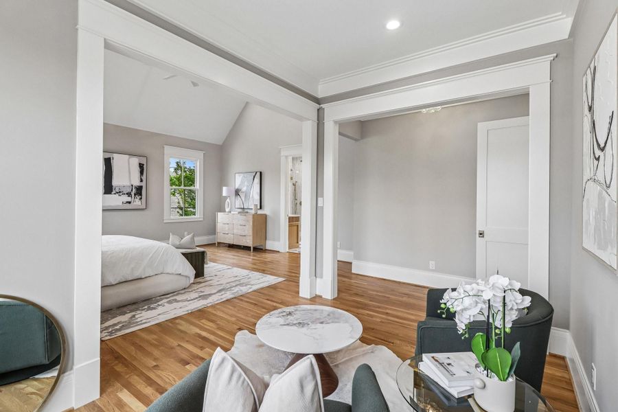 Furnished interior view inside a new home in , Houston (Image 16).