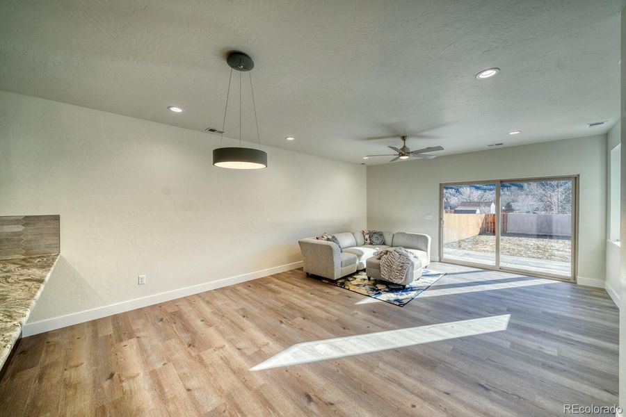 Open concept living room