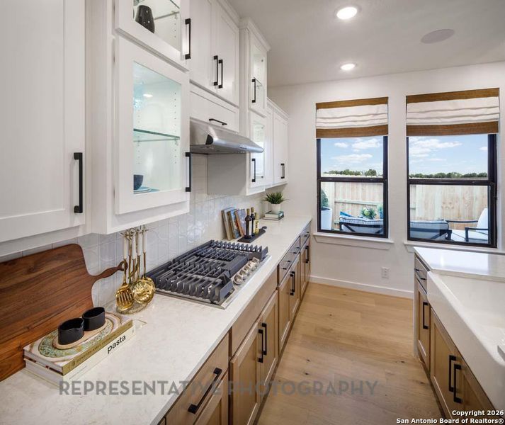 Furnished interior view inside a new home in Meyer Ranch, New Braunfels (Image 10).
