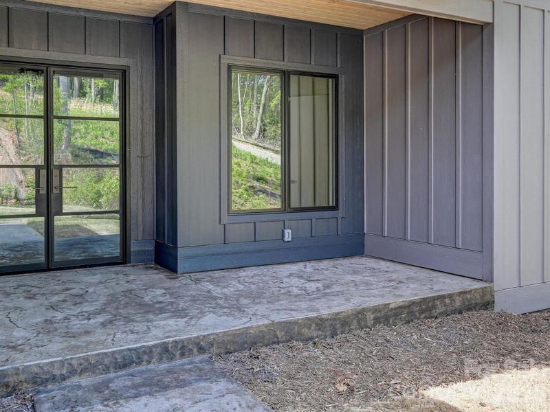 Exterior details and patio area of a home in , Fairview (Image 3).