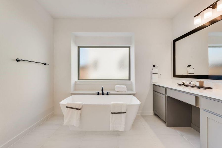 Furnished interior view inside a new home in Chatham Reserve, Providence Village (Image 13).