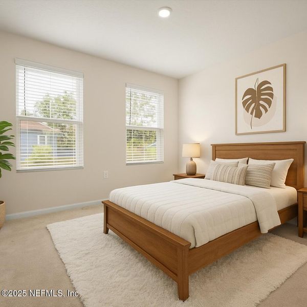 Furnished interior view inside a new home in , Jacksonville (Image 14). Furnished interior view inside a new home in , Jacksonville (Image 14).