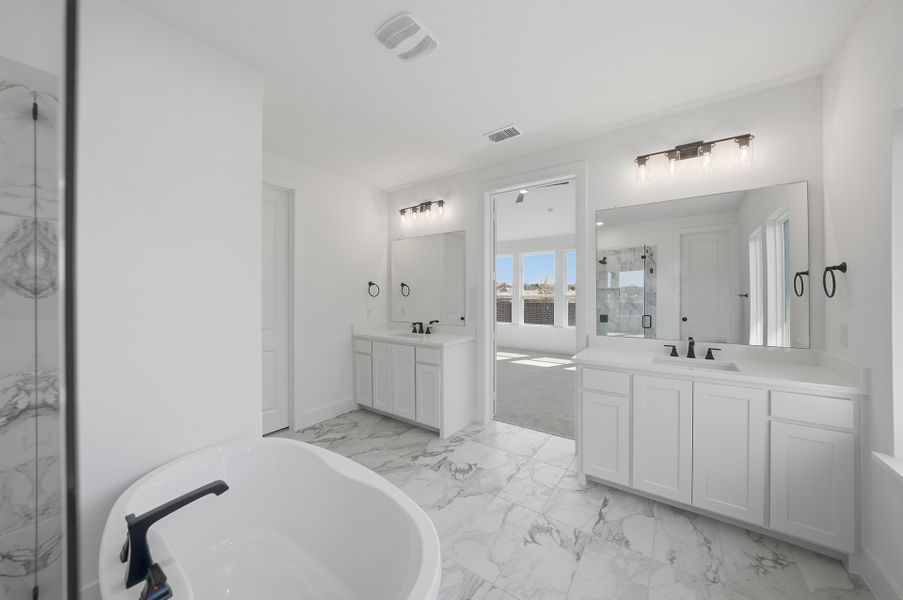 Furnished interior view inside a new home in Aster Park, McKinney (Image 6).