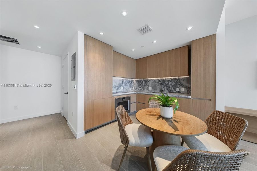 Furnished interior view inside a new home in Five Park, Miami Beach (Image 9). Furnished interior view inside a new home in Five Park, Miami Beach (Image 9).