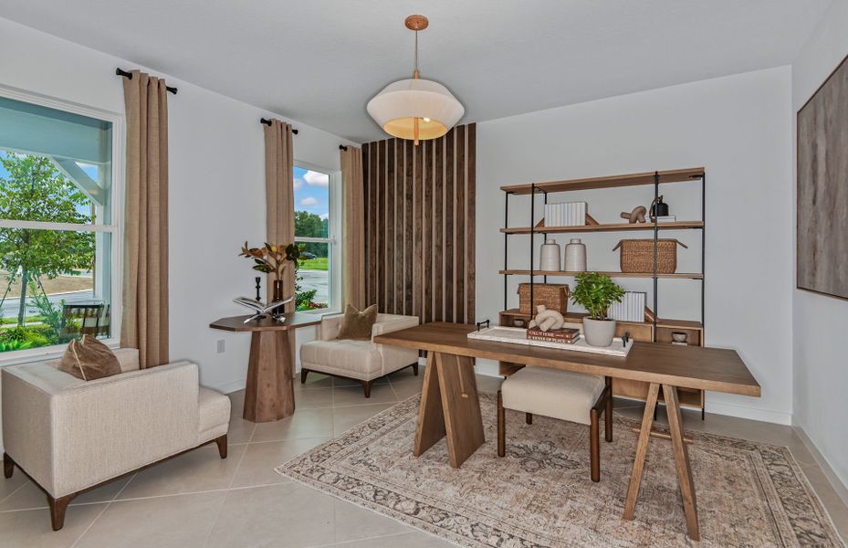Furnished interior view inside a new home in Caldera, Spring Hill (Image 17).