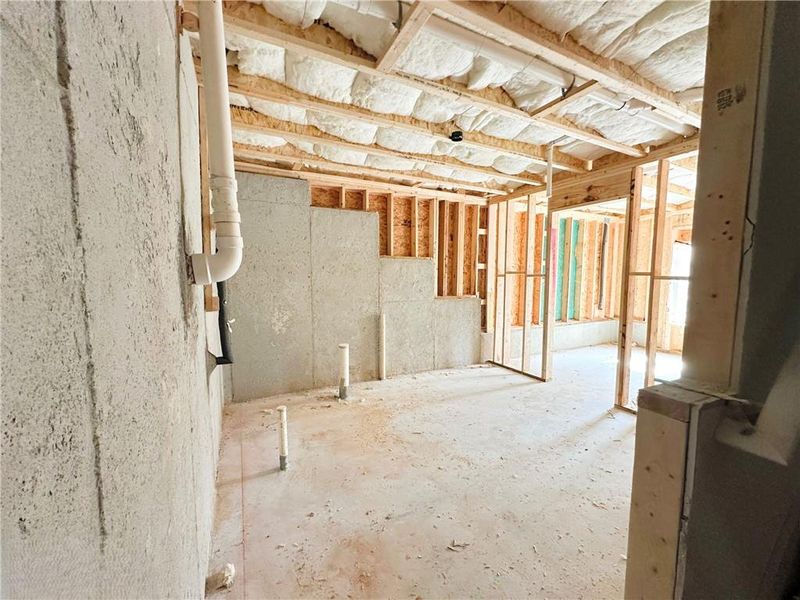 In-progress construction of a new home in , Dallas, GA (Image 36).