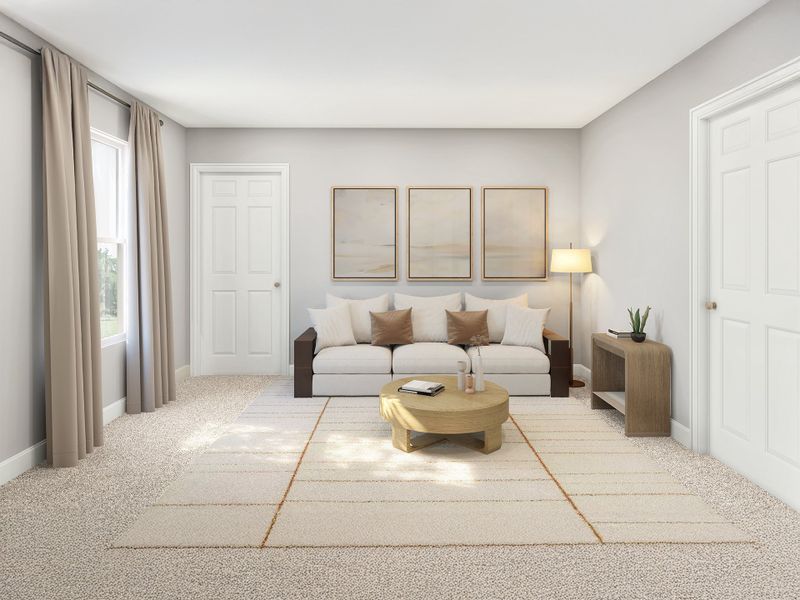 Furnished interior view inside a new home in Cypress Cove, Cantonment (Image 8).