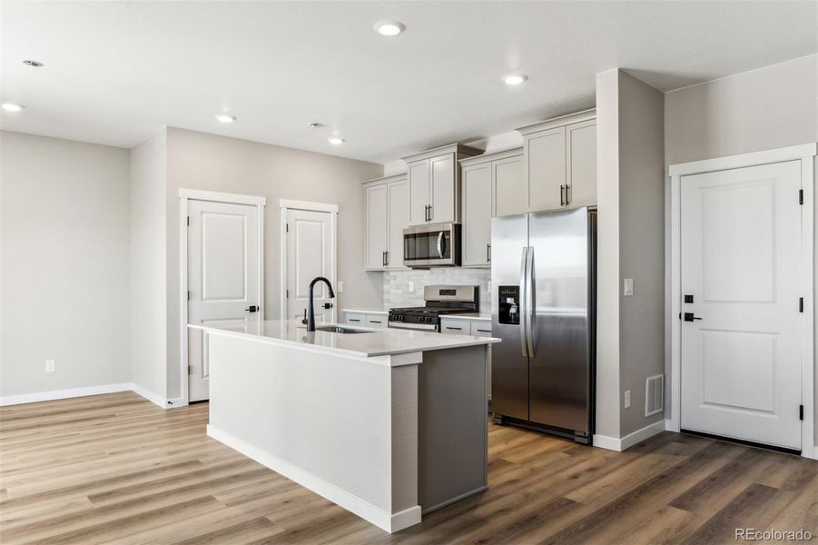 Furnished interior view inside a new home in , Commerce City (Image 8).