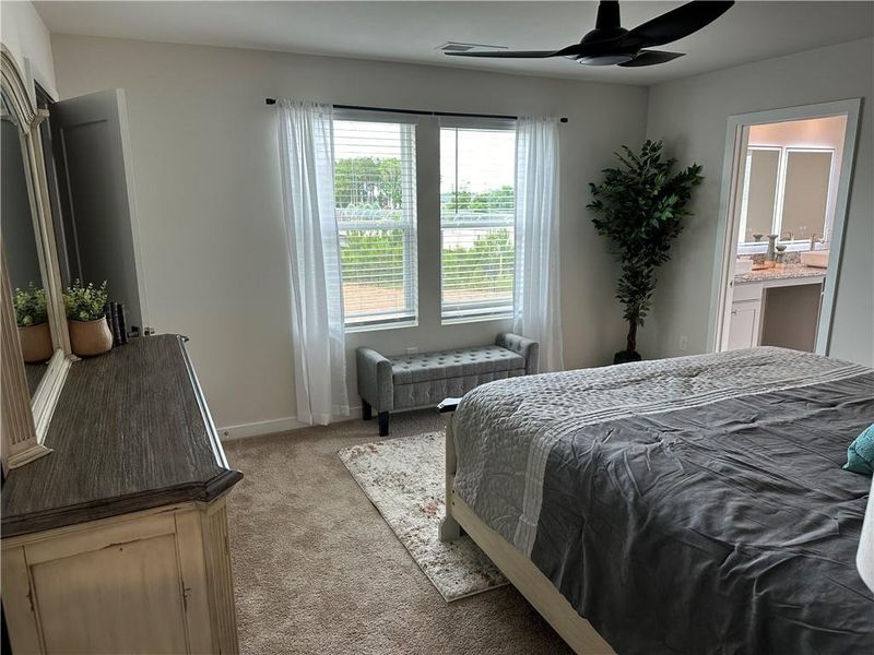 Furnished interior view inside a new home in Creekbend Overlook, South Fulton (Image 15).