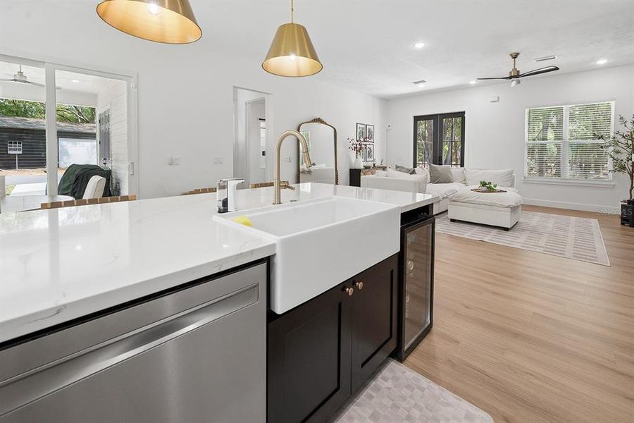 Furnished interior view inside a new home in , Fort White (Image 37).
