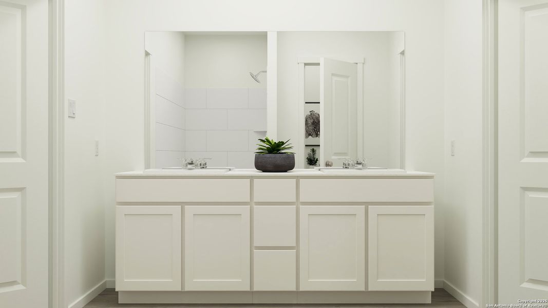 Furnished interior view inside a new home in Kyndwood, New Braunfels (Image 11). Furnished interior view inside a new home in Kyndwood, New Braunfels (Image 11).