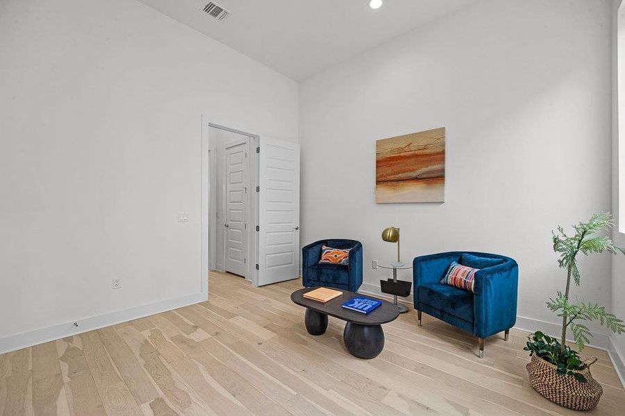 Furnished interior view inside a new home in Bluebonnet Lofts, Austin (Image 23).