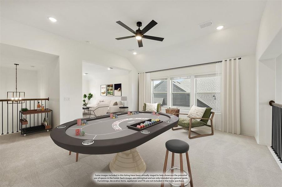 Furnished interior view inside a new home in Timberbrook 4B, Justin (Image 15). Furnished interior view inside a new home in Timberbrook 4B, Justin (Image 15).