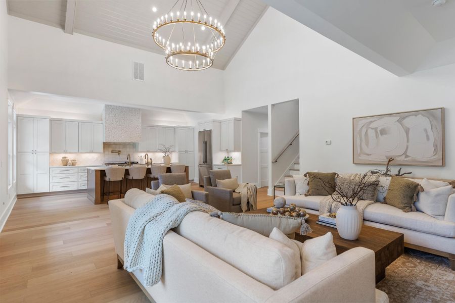 Furnished interior view inside a new home in , Charleston (Image 49).
