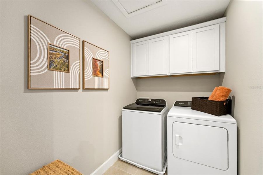Furnished interior view inside a new home in Rainwood, Groveland (Image 22).