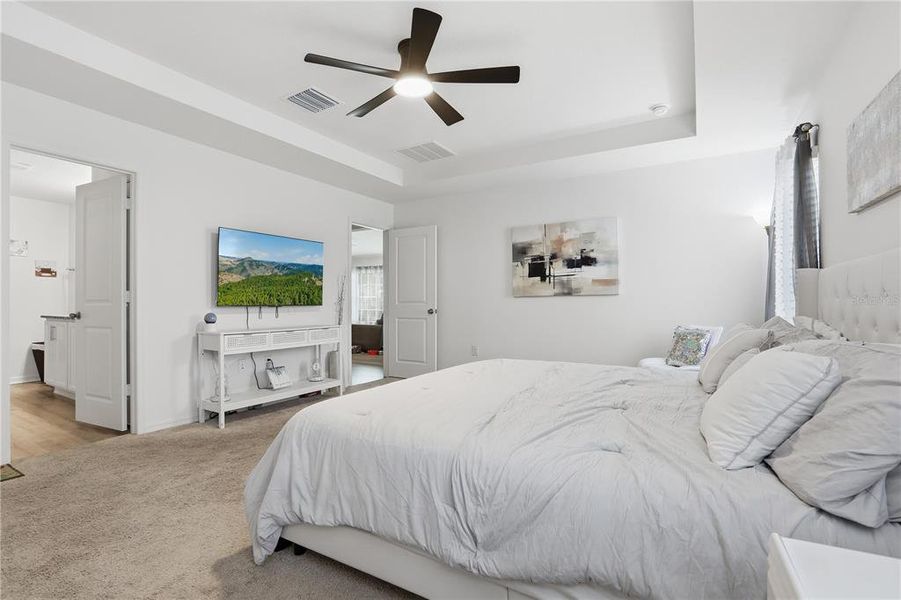 Furnished interior view inside a new home in Bellaviva I at Westside, Davenport (Image 35).