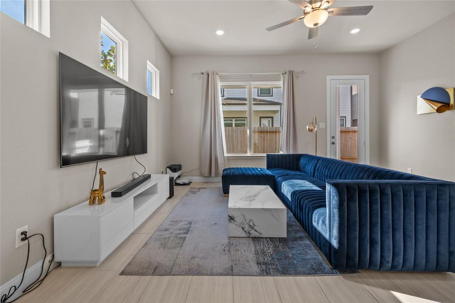 Furnished interior view inside a new home in , Houston (Image 29).