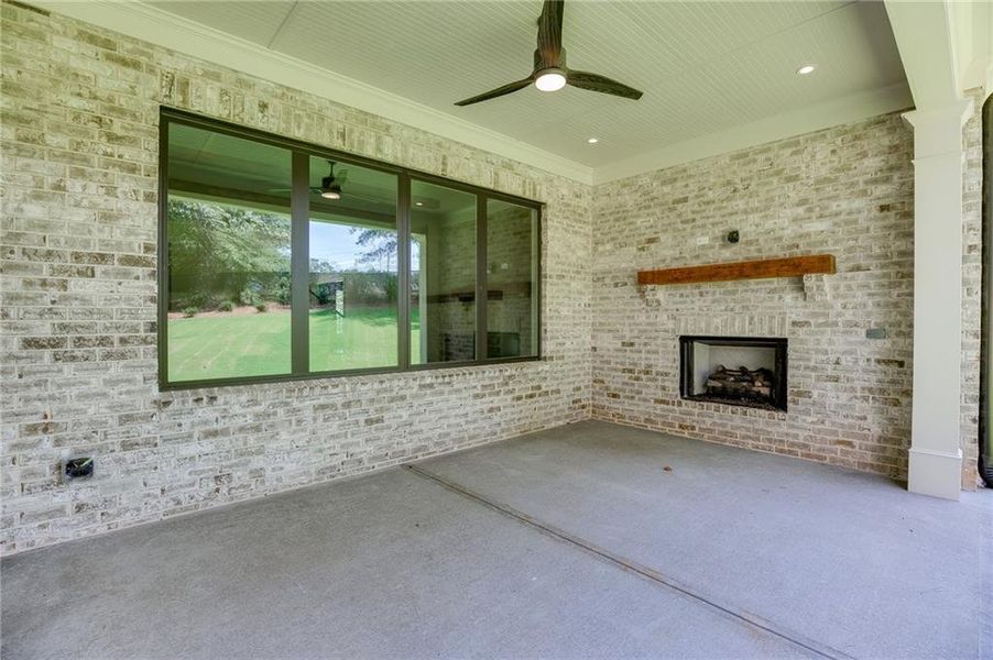 Exterior details and patio area of a home in , Buford (Image 42).