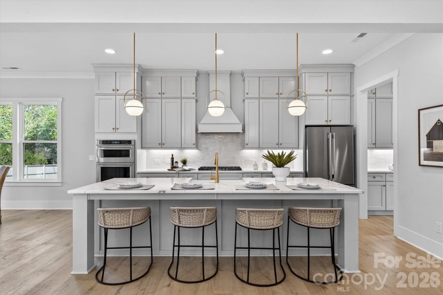 Furnished interior view inside a new home in , Charlotte (Image 17). Furnished interior view inside a new home in , Charlotte (Image 17).