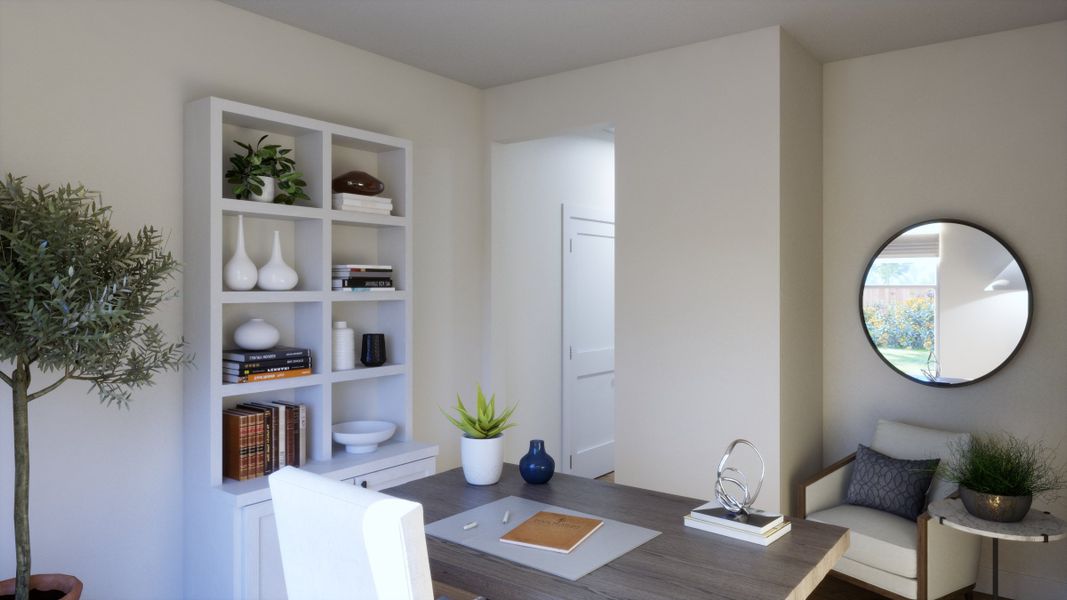 Representative furnished interior of a home built from the 4012 by Risewell Homes in Parkton Square, Kyle (Image 11).