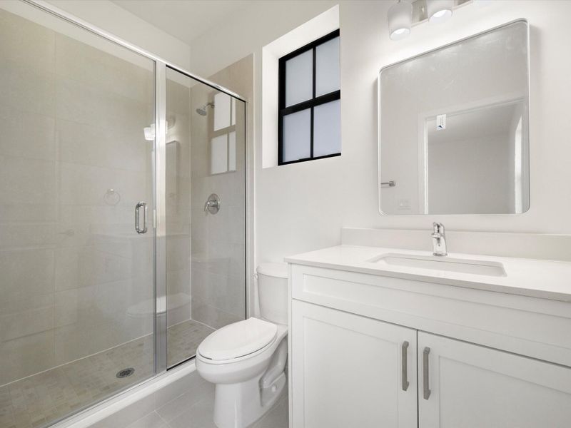 Furnished interior view inside a new home in , Miami (Image 12).