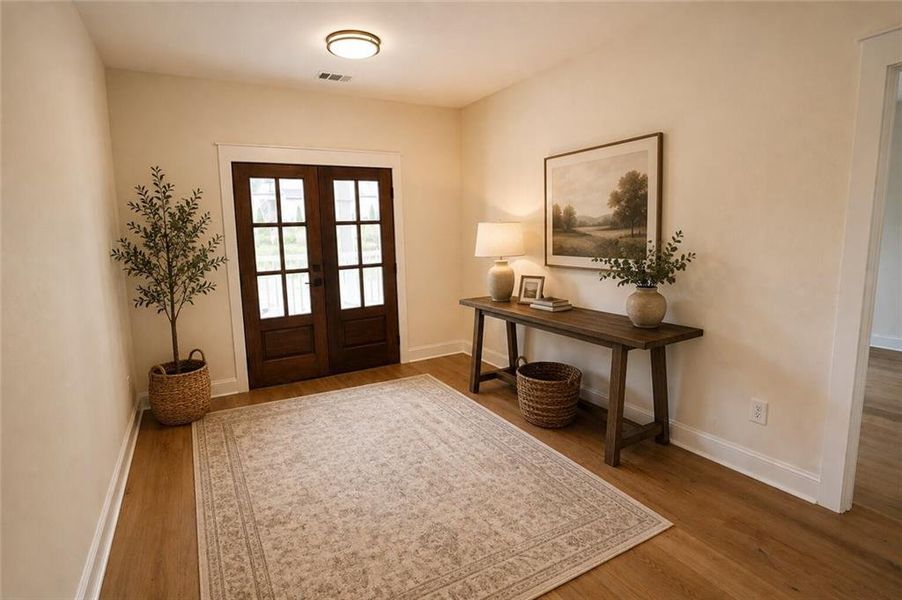 Furnished interior view inside a new home in , Dacula (Image 13). Furnished interior view inside a new home in , Dacula (Image 13).