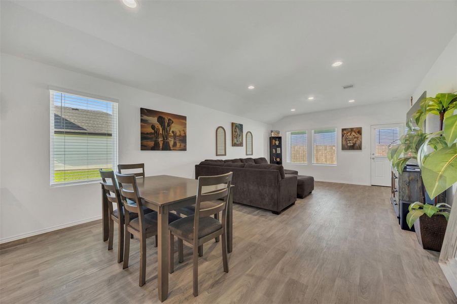 Furnished interior view inside a new home in Westward Pointe, Sealy (Image 9). Furnished interior view inside a new home in Westward Pointe, Sealy (Image 9).