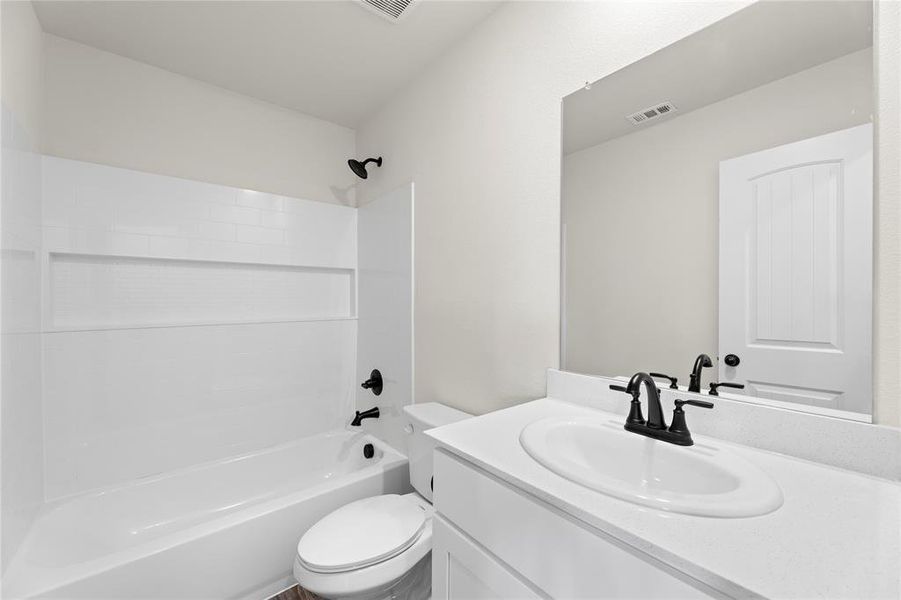 Furnished interior view inside a new home in Labein Villas, Greenville (Image 7). Furnished interior view inside a new home in Labein Villas, Greenville (Image 7).