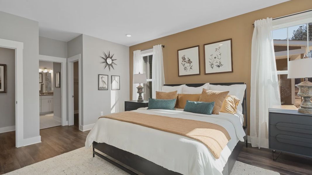 Furnished interior view inside a new home in Walnut Ridge, Inman (Image 12).