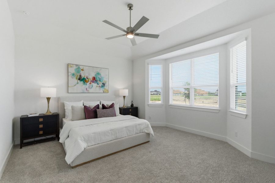 Furnished interior view inside a new home in Sienna Lakes, San Antonio (Image 9). Furnished interior view inside a new home in Sienna Lakes, San Antonio (Image 9).