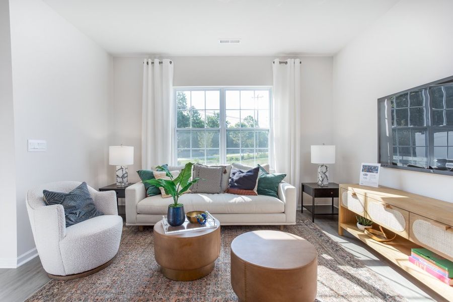 Representative furnished interior of a home built from the MAYWOOD by D.R. Horton in Trinity Townes, Trinity (Image 13). Representative furnished interior of a home built from the MAYWOOD by D.R. Horton in Trinity Townes, Trinity (Image 13).