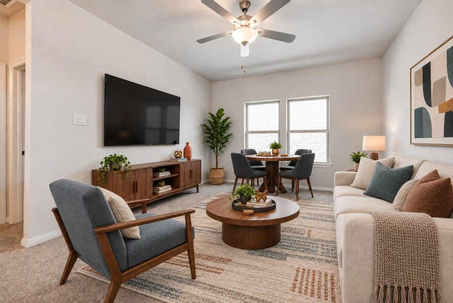 Furnished interior view inside a new home in , Waller (Image 18).