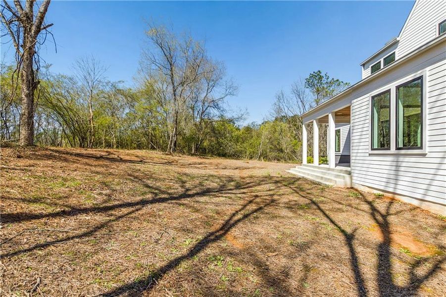 Exterior details and patio area of a home in , Roswell (Image 30).