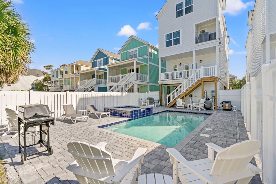 Exterior details and patio area of a home in , Surfside Beach (Image 29).