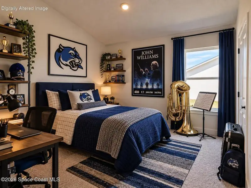 Furnished interior view inside a new home in St. John's Preserve, Palm Bay (Image 13).