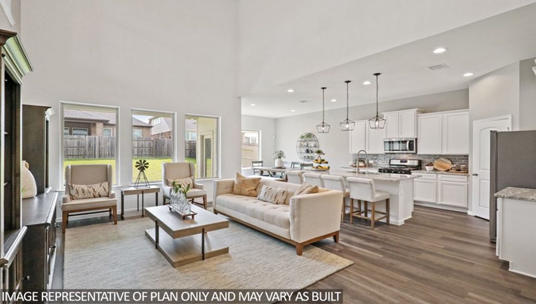 Furnished interior view inside a new home in Mill Creek Estates, Magnolia (Image 13).