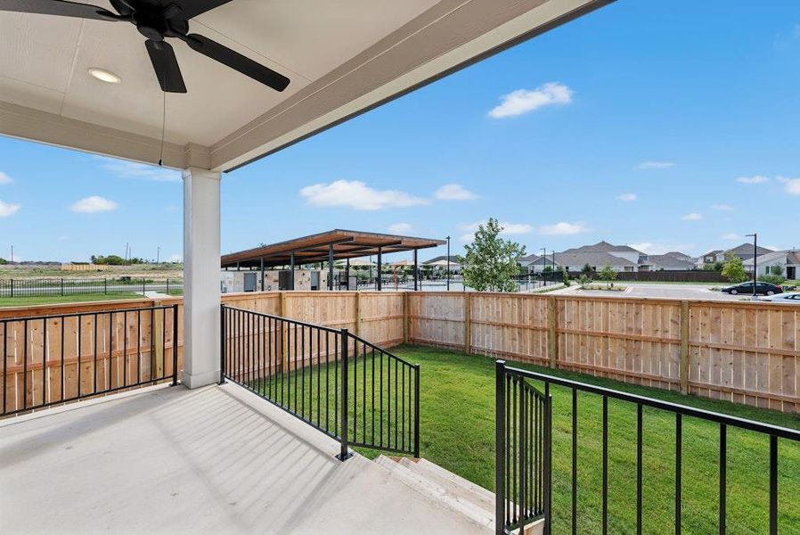 Exterior details and patio area of a home in University Heights, Round Rock (Image 16). Exterior details and patio area of a home in University Heights, Round Rock (Image 16).