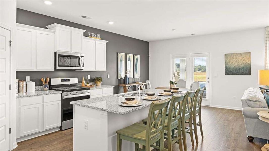 Furnished interior view inside a new home in Jackson Landing, Jefferson (Image 23).