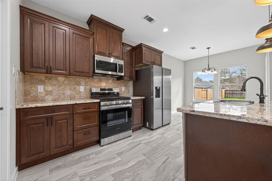 Furnished interior view inside a new home in , Cleveland (Image 12).
