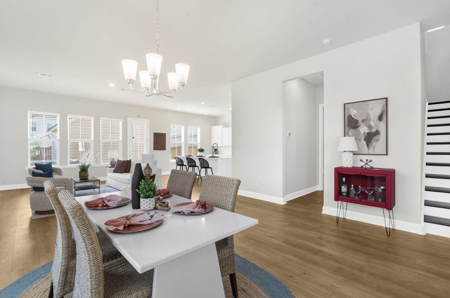 Furnished interior view inside a new home in , Summerville (Image 49).