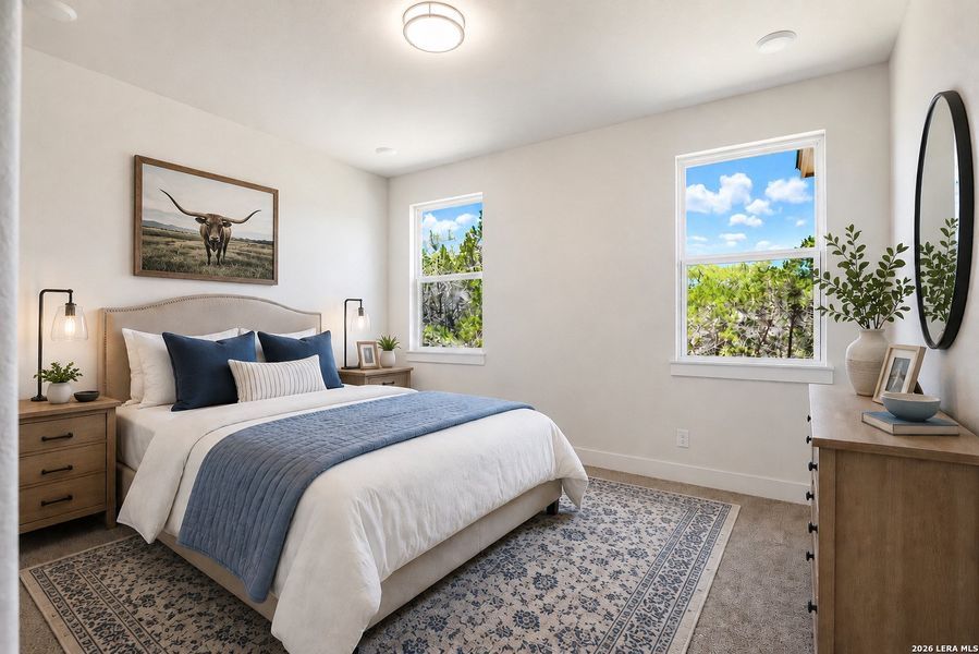 Furnished interior view inside a new home in , Spring Branch (Image 19).