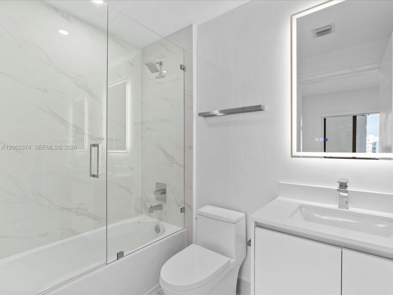 Furnished interior view inside a new home in , Miami (Image 14).