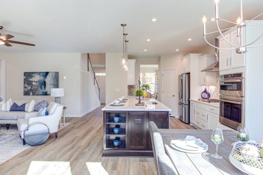 Representative furnished interior of a home built from the The Concerto by Chesapeake Homes in The Farm at Neill's Creek, Lillington (Image 19). Representative furnished interior of a home built from the The Concerto by Chesapeake Homes in The Farm at Neill's Creek, Lillington (Image 19).