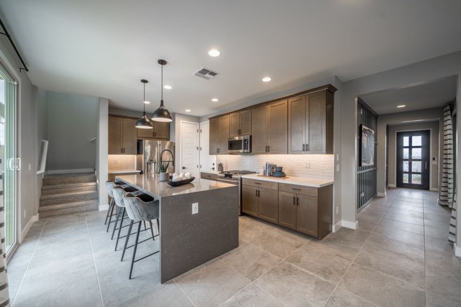 Furnished interior view inside a new home in Hawes Crossing, Mesa (Image 9).