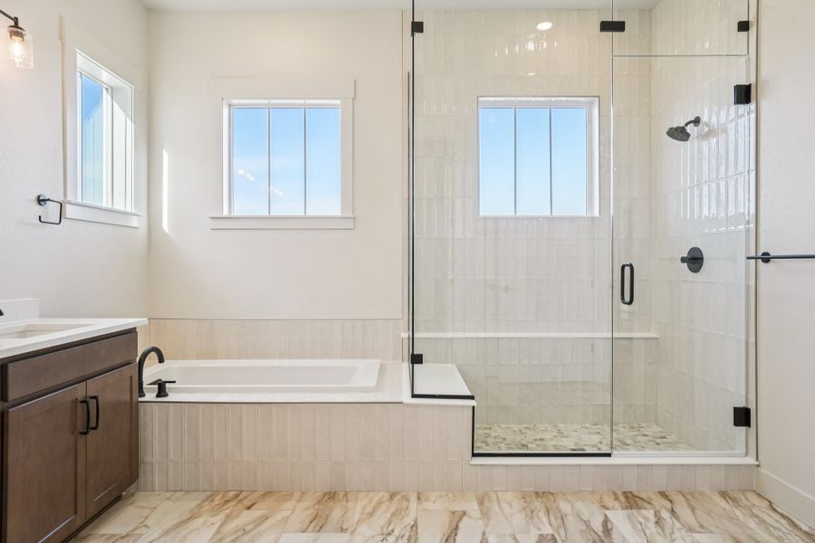 Furnished interior view inside a new home in Villa Collection, Fort Collins (Image 11).