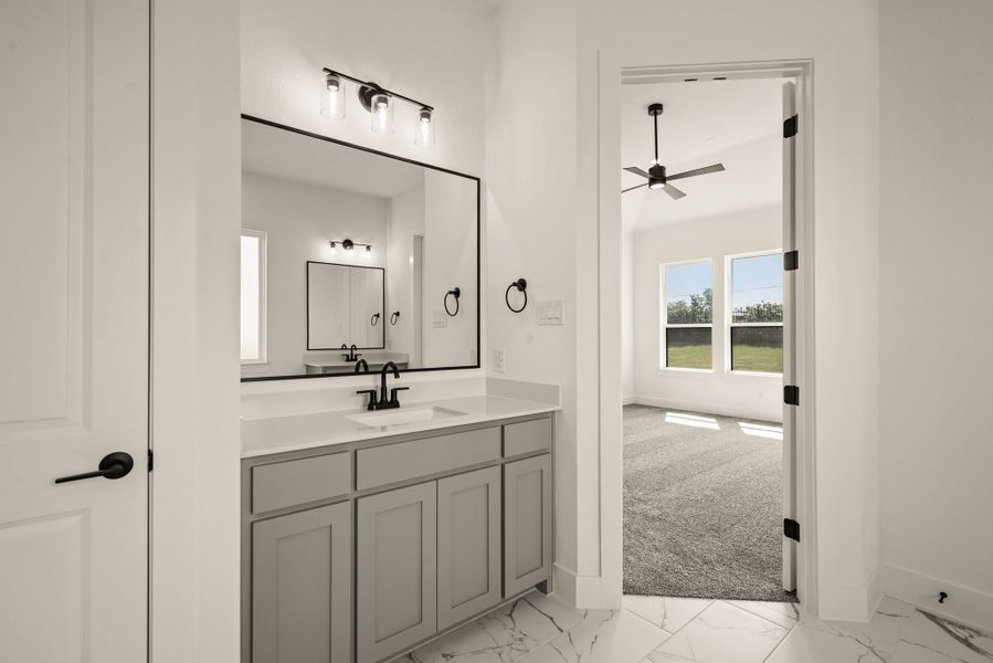 Furnished interior view inside a new home in Highland Oaks, Boyd (Image 13).