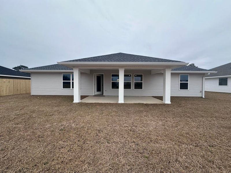 Exterior details and patio area of a home in Ashton View, Crestview (Image 2).