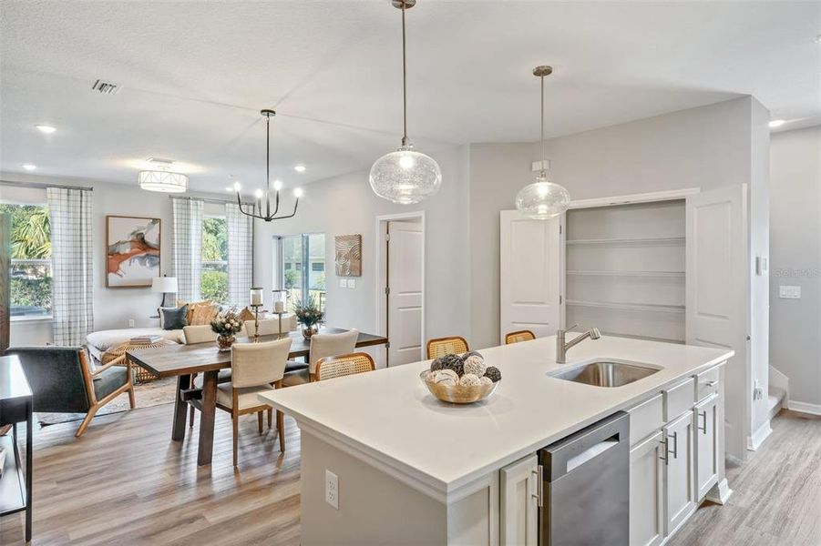 Furnished interior view inside a new home in Connors Cove, Eustis (Image 9). Furnished interior view inside a new home in Connors Cove, Eustis (Image 9).