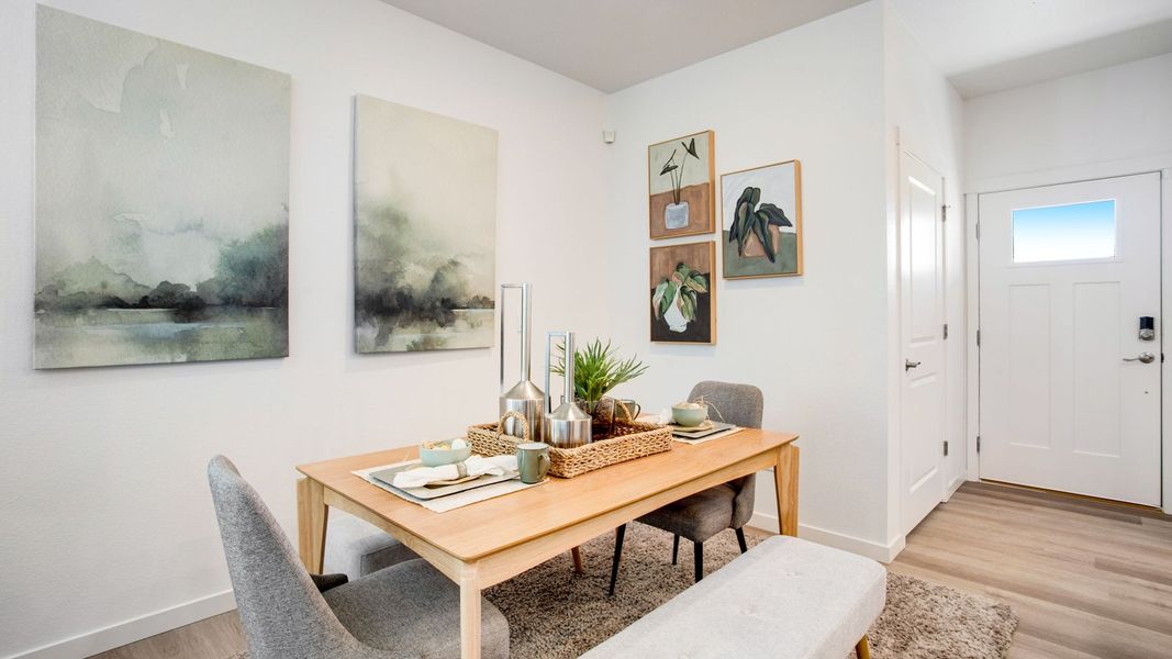 Furnished interior view inside a new home in Revere at Johnstown, Johnstown (Image 6).